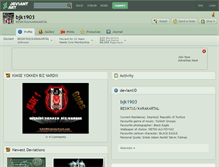 Tablet Screenshot of bjk1903.deviantart.com