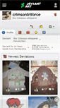 Mobile Screenshot of crimsontriforce.deviantart.com