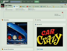 Tablet Screenshot of car-crazy.deviantart.com