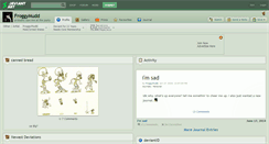 Desktop Screenshot of froggymudd.deviantart.com