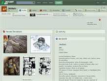 Tablet Screenshot of jenken.deviantart.com