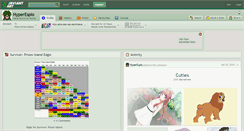 Desktop Screenshot of hyperespio.deviantart.com