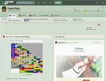 Tablet Screenshot of hyperespio.deviantart.com