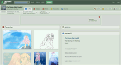 Desktop Screenshot of curious-mermaid.deviantart.com