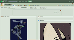 Desktop Screenshot of earth-dragon.deviantart.com