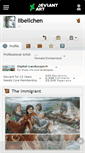 Mobile Screenshot of libellchen.deviantart.com