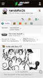 Mobile Screenshot of narutofox26.deviantart.com