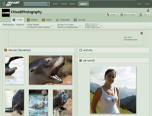 Tablet Screenshot of chloebphotography.deviantart.com