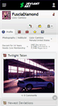 Mobile Screenshot of fusciadiamond.deviantart.com