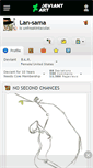 Mobile Screenshot of lan-sama.deviantart.com