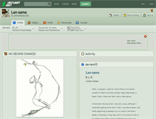 Tablet Screenshot of lan-sama.deviantart.com