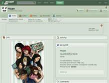 Tablet Screenshot of hsuan.deviantart.com