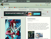 Tablet Screenshot of amasteria.deviantart.com