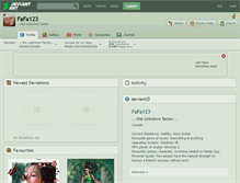 Tablet Screenshot of fafa123.deviantart.com