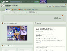 Tablet Screenshot of mikatsuki-no-arashi.deviantart.com