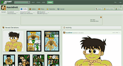 Desktop Screenshot of musclebrett.deviantart.com