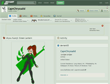 Tablet Screenshot of capnchryssalid.deviantart.com