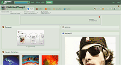 Desktop Screenshot of establishedthought.deviantart.com