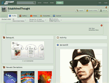Tablet Screenshot of establishedthought.deviantart.com