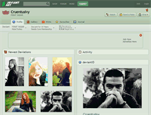 Tablet Screenshot of cruentusivy.deviantart.com