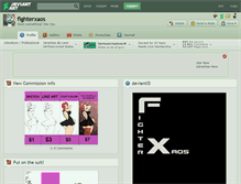 Tablet Screenshot of fighterxaos.deviantart.com