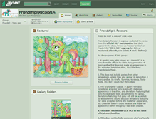 Tablet Screenshot of friendshipisrecolors.deviantart.com