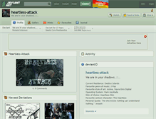 Tablet Screenshot of heartless-attack.deviantart.com