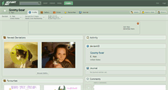 Desktop Screenshot of goomy-bear.deviantart.com