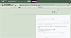 Desktop Screenshot of lonelyzoner.deviantart.com