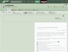 Tablet Screenshot of lonelyzoner.deviantart.com