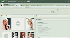 Desktop Screenshot of lexuslane.deviantart.com
