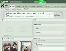 Tablet Screenshot of akeil.deviantart.com