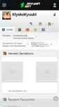 Mobile Screenshot of kiyokokyuubi.deviantart.com