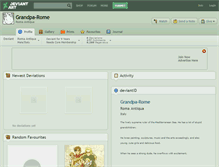 Tablet Screenshot of grandpa-rome.deviantart.com