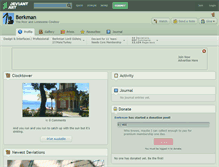 Tablet Screenshot of berkman.deviantart.com