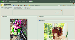 Desktop Screenshot of bumbleband.deviantart.com