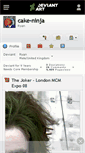 Mobile Screenshot of cake-ninja.deviantart.com
