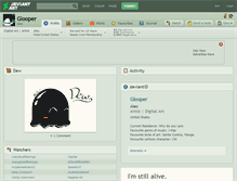 Tablet Screenshot of glooper.deviantart.com