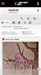Mobile Screenshot of gunkvm.deviantart.com