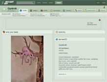 Tablet Screenshot of gunkvm.deviantart.com