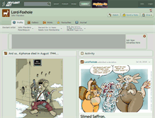 Tablet Screenshot of lord-foxhole.deviantart.com