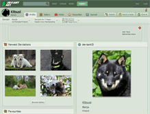 Tablet Screenshot of kitsusi.deviantart.com
