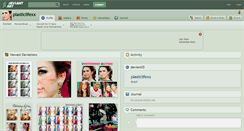 Desktop Screenshot of plasticlifexx.deviantart.com