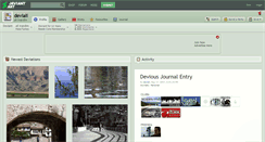 Desktop Screenshot of deviali.deviantart.com