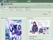 Tablet Screenshot of boost-busterz.deviantart.com