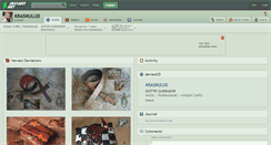 Desktop Screenshot of krasnulud.deviantart.com