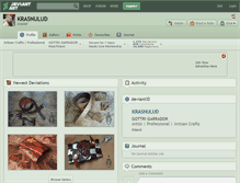 Tablet Screenshot of krasnulud.deviantart.com