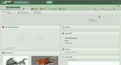 Desktop Screenshot of grizzlegrazzle.deviantart.com