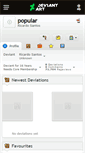 Mobile Screenshot of popular.deviantart.com
