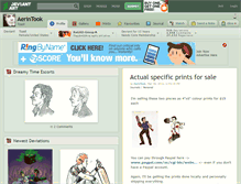 Tablet Screenshot of aerintook.deviantart.com